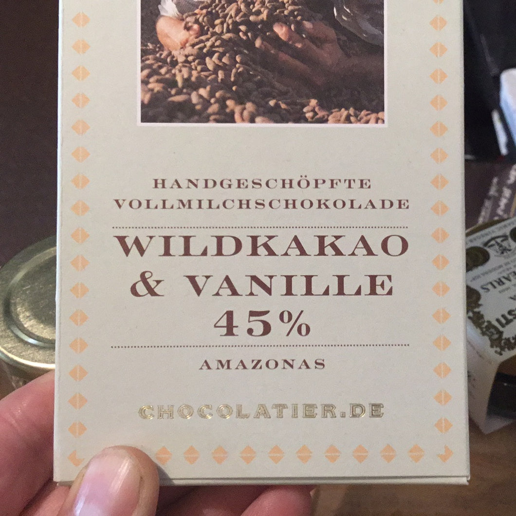 Gmeiner Confiserie - Amazonas Wildkakao & Vanille 45%, 90g